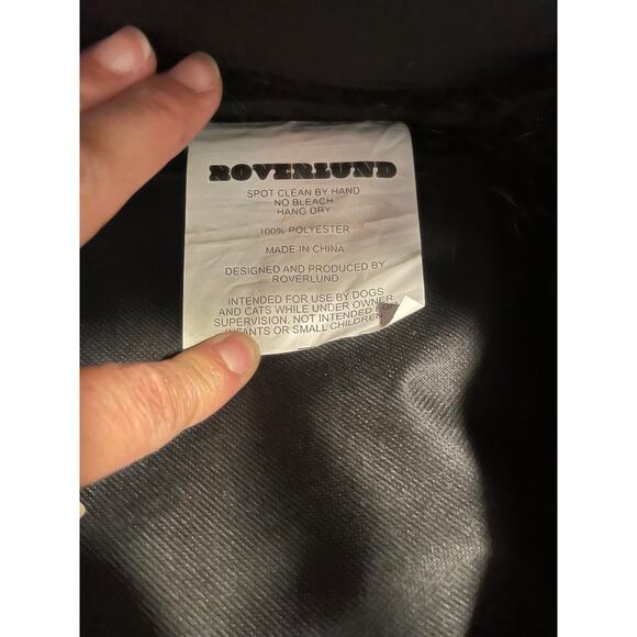 Roverlund Pet Carrier black neon yellow backpack Airline compliant travel leash - Picture 7 of 10